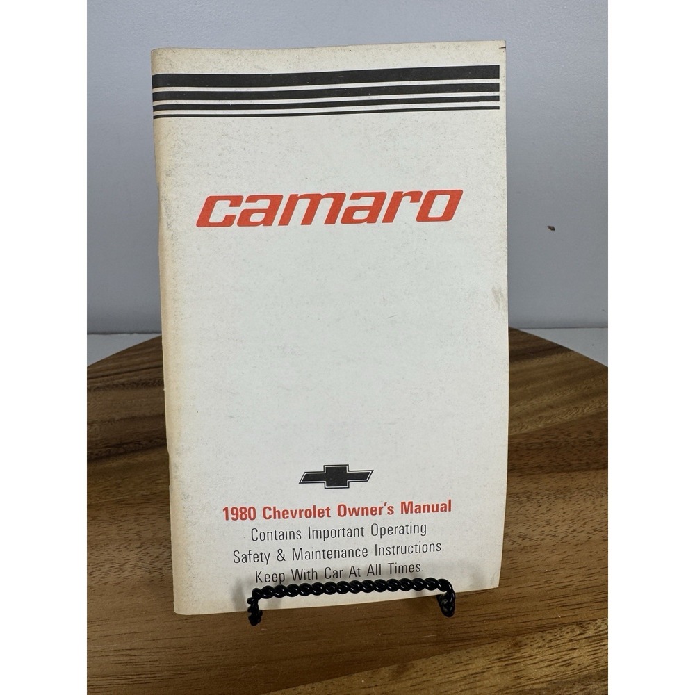 1980 80 Chevrolet‎ Camaro owners manual literature book guide ORIGINAL